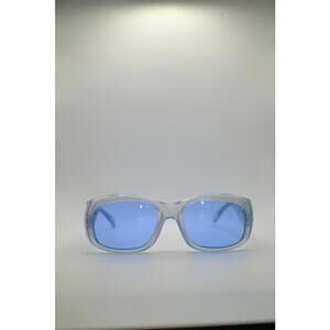 2000' Lazi Big Frames Baby Blue Tint Sunglasses